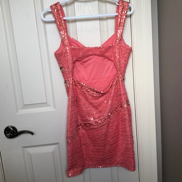 NWOT Coral Prom Dress - Picture 2 of 4